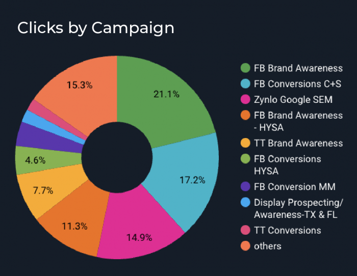 Clicks by Campaign