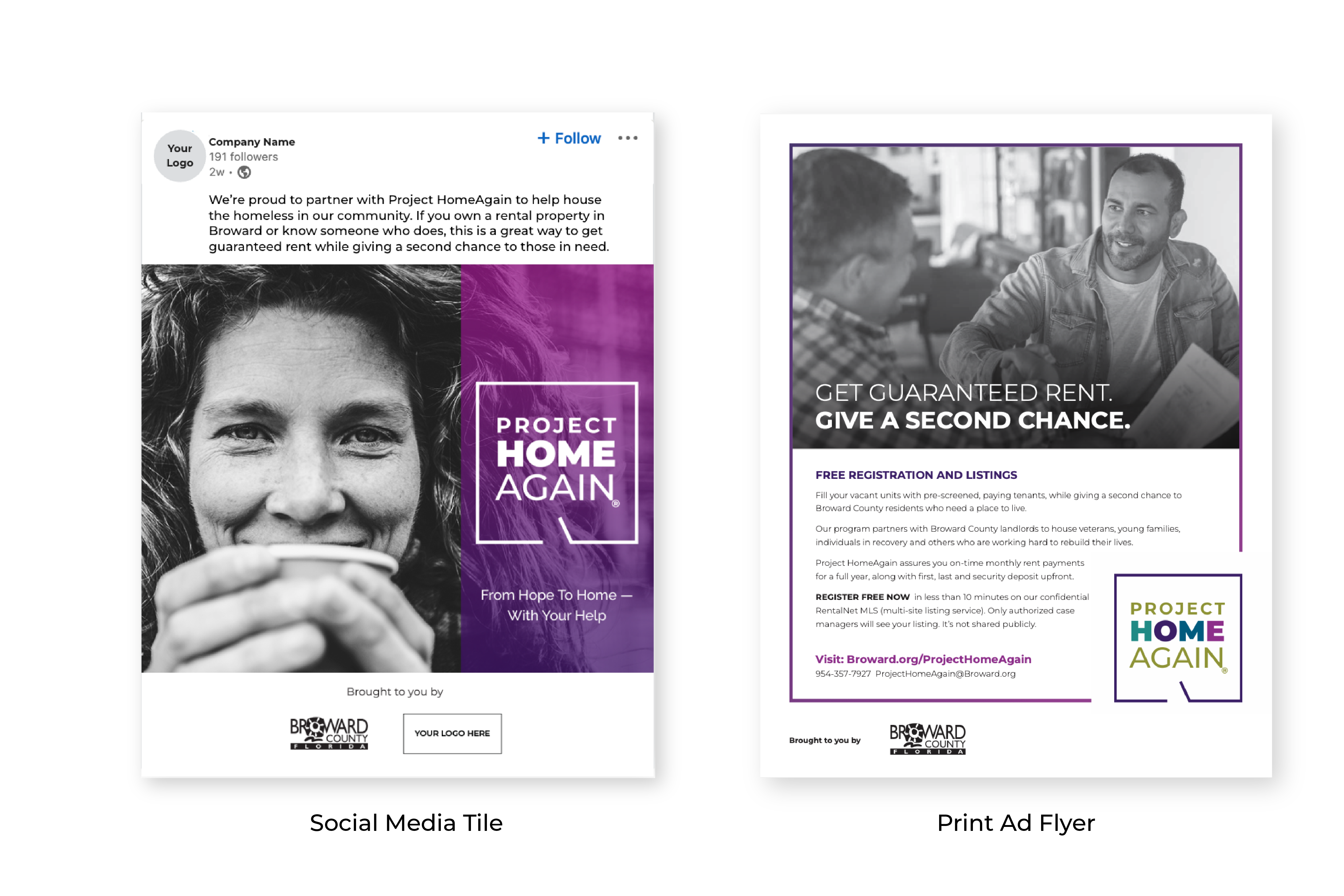 Social Media Tile and Print Ad Flyer