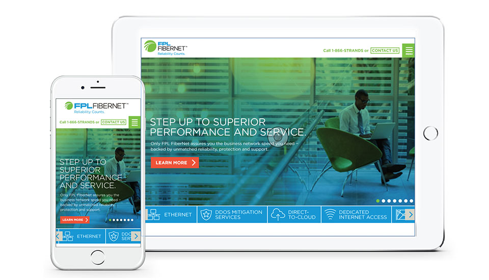 Website in phone and iPad