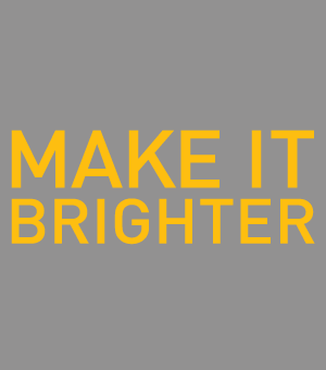 make it brighter yellow